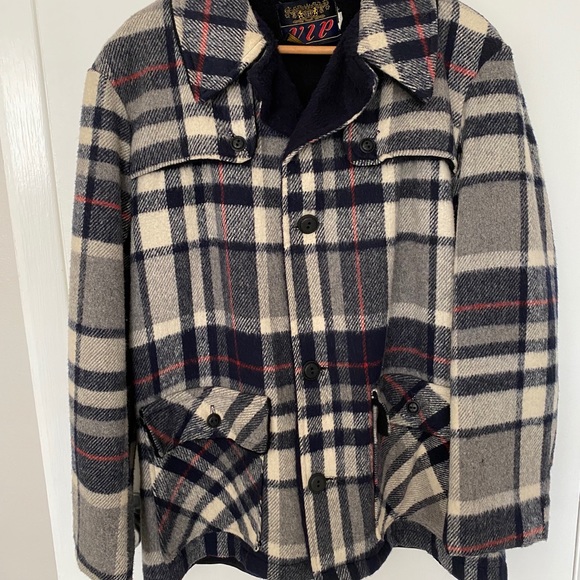 Vintage plaid wool jacket - Picture 6 of 6